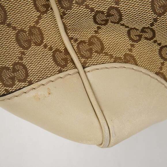 Gucci GG Canvas Sherry Line Tote Bag 257061 Brown Women's - Picture 7 of 16